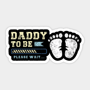 Daddy To Be Fatherhood Baby Announcement Expecting Father Sticker